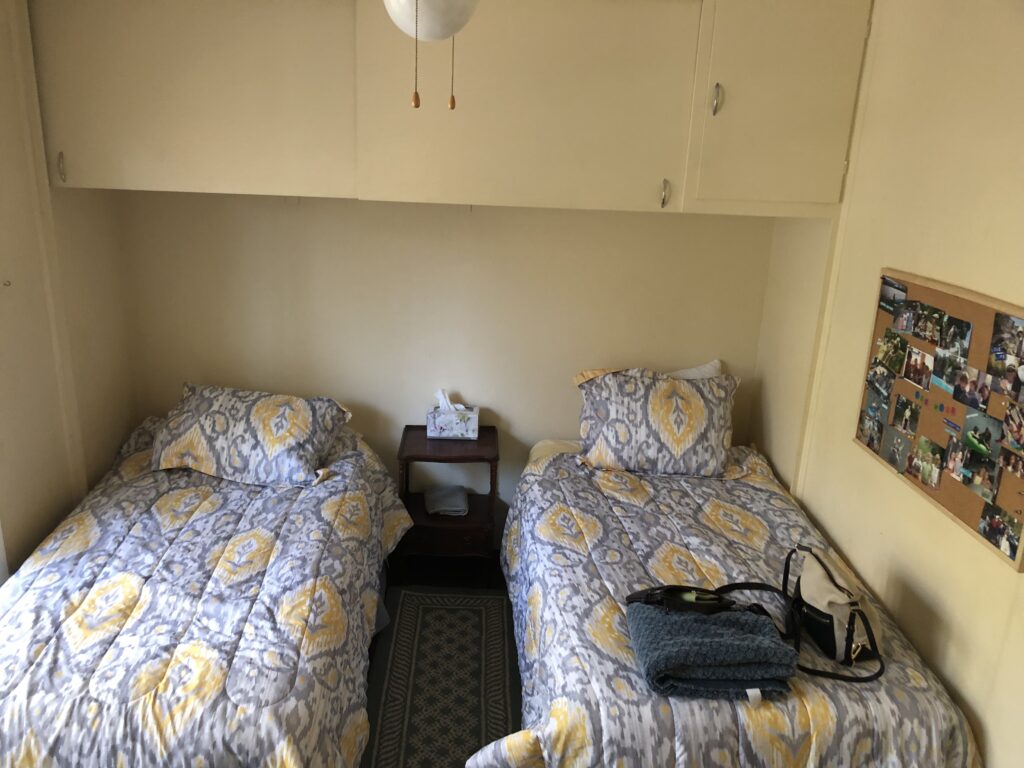 Bedroom 1 (off of Kitchen)- 2 beds